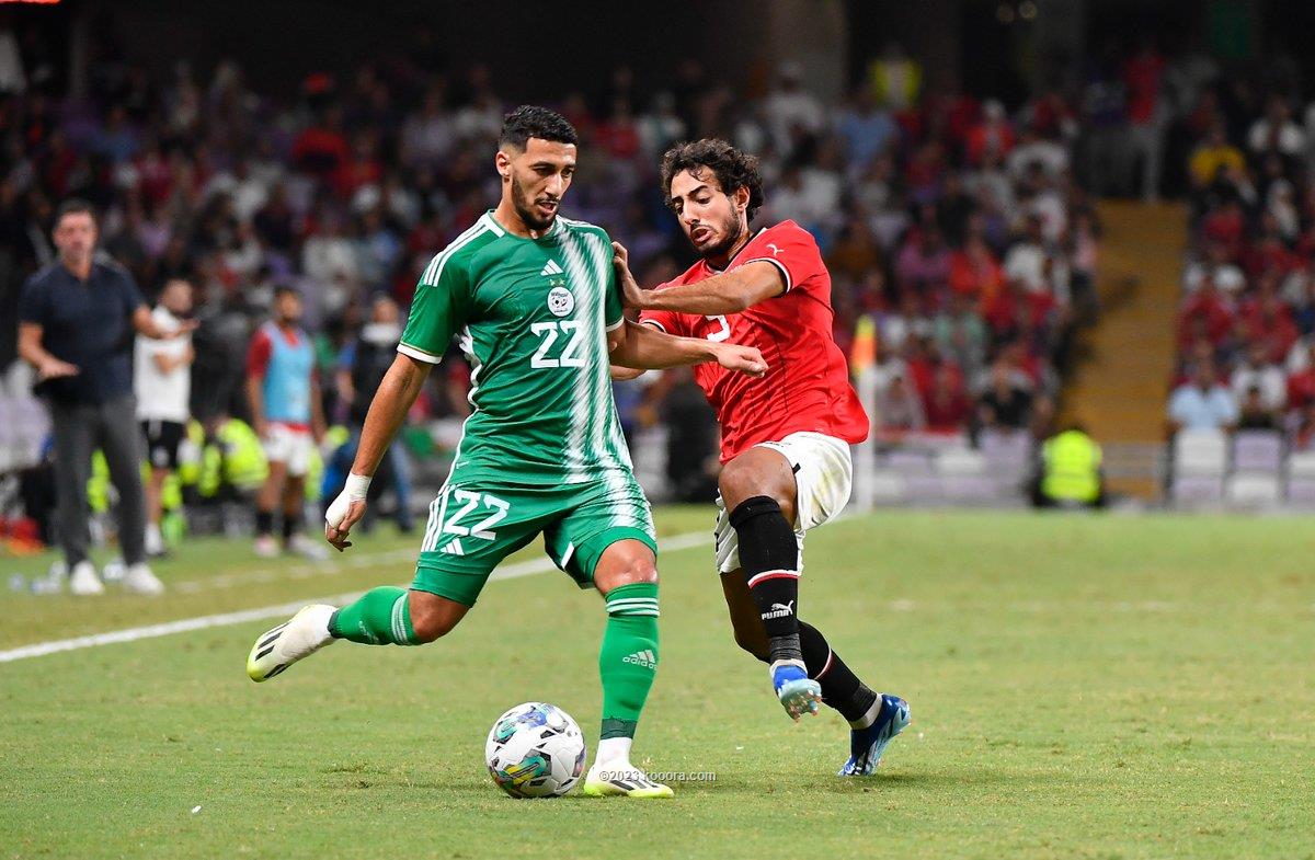 في مباراة مثيرة.. الجزائر تخطف تعادلا قاتلا أمام مصر وديا